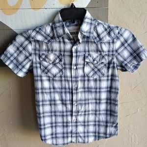 ⏬$16 Boy's Pearl Snap Shirt Size 4/5